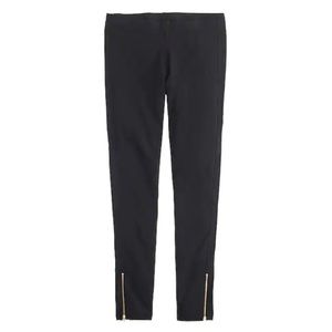 XS Cloth & Stone Ankle Zipping Knit Black Leggings